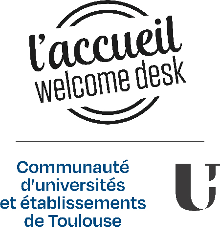 Logo de l'Accueil Welcome Desk de la Communauté d'universités et établissements de Toulouse