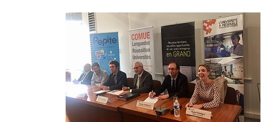 Entrepreneuriat étudiant : Partenariat avec la CCI Occitanie et la ComUE LRU