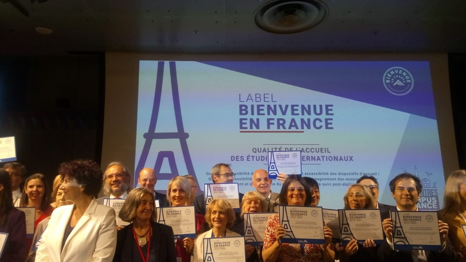 Remise du label Bienvenue en France pour l'Université de Toulouse 